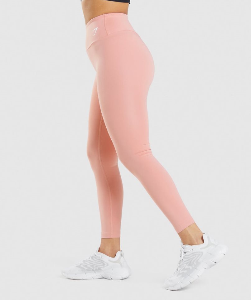 Women's Gymshark Training Leggings Pink | CA N3150A